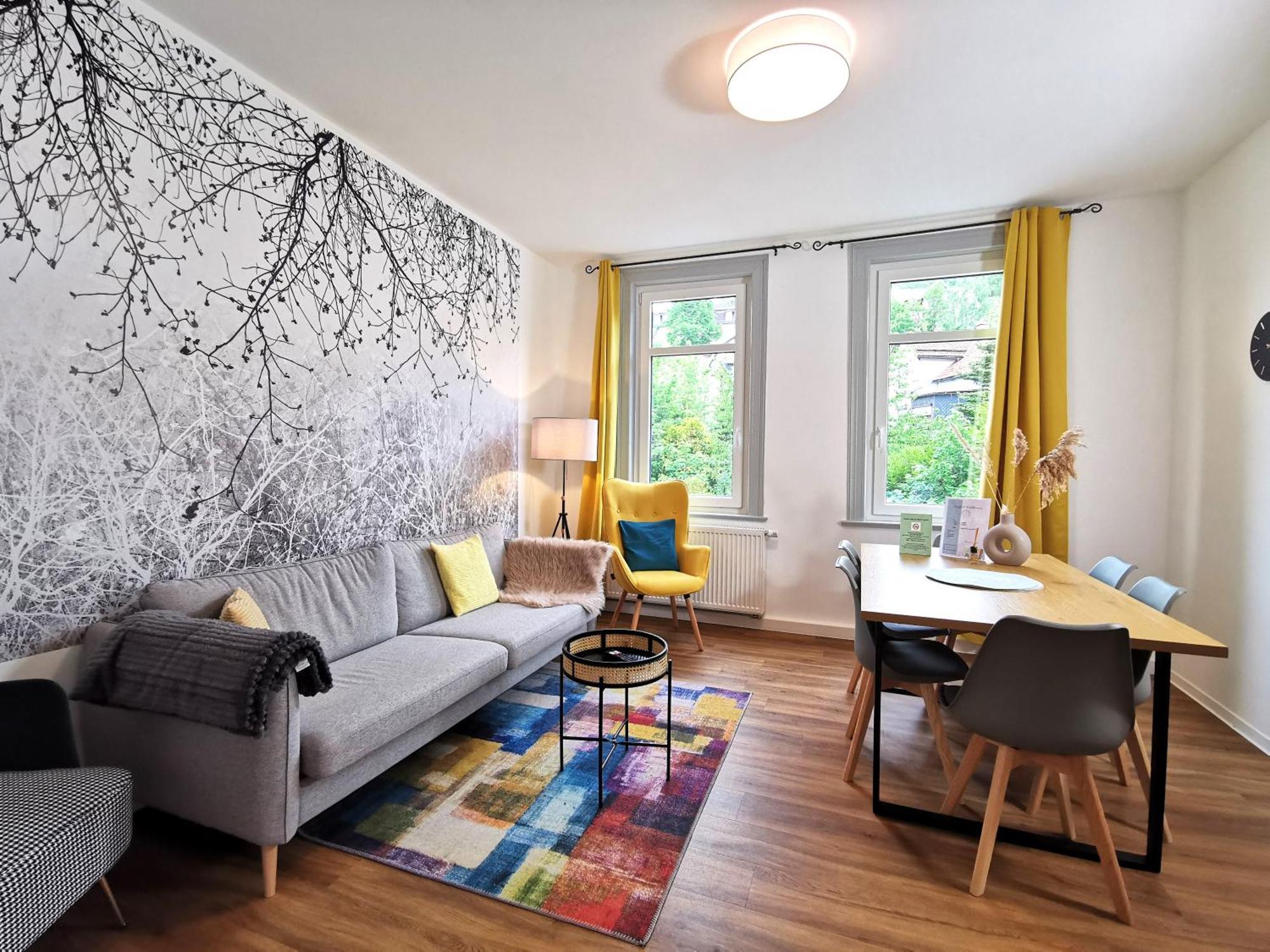 Bohnapartments - Stadtblick Zechenhaus - Balkon - Gratis Parkplatz - Wlan - Sehr Ruhig - Barrierearm イルメナウ エクステリア 写真